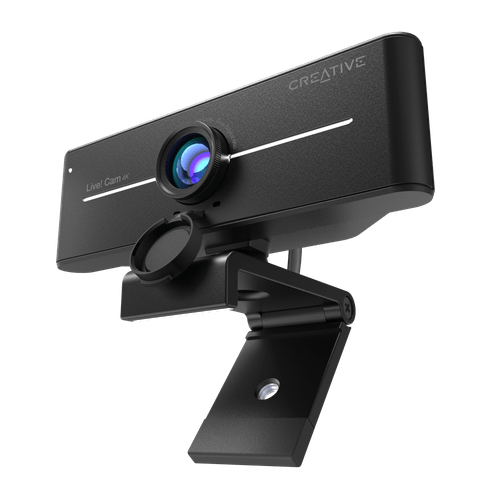 Webcam Creative Live! CAM SYNC 4K UHD 2160P Dual mic c/tapa