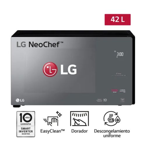 Horno Microondas LG MH8296DIR EasyClean 42L con Smart Inverter (MUNDO ELECTRONICO)