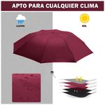 Paraguas-Plegable-Sombrilla-de-Mano-para-Sol-Lluvia-K02-Guinda