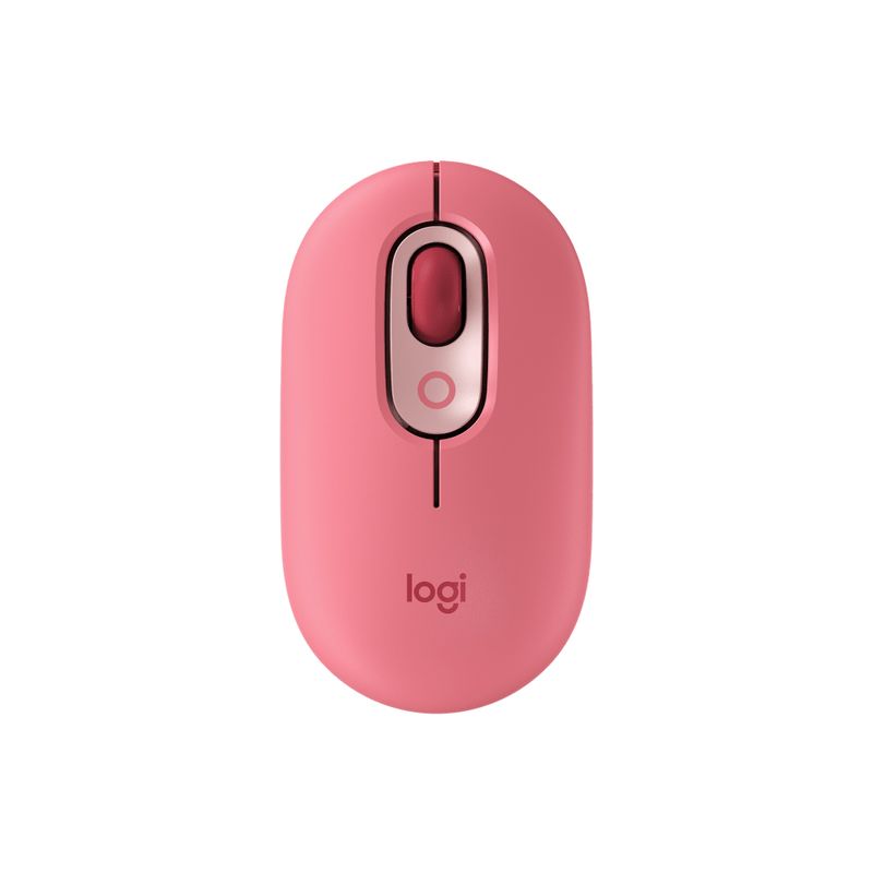 Mouse-Logitech-Pop-Bluetooth-Coral-Rose