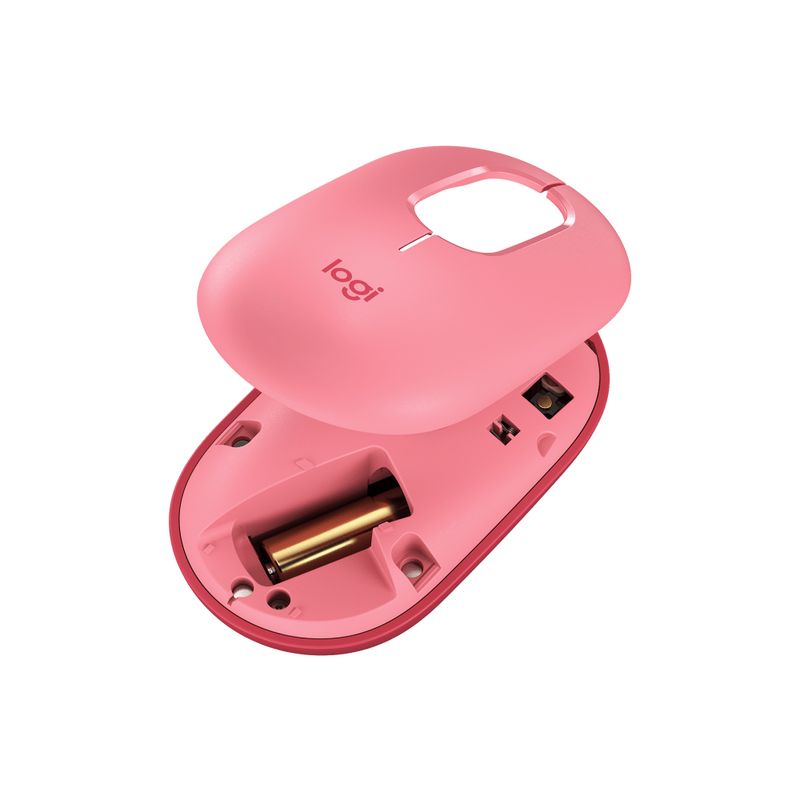 Mouse-Logitech-Pop-Bluetooth-Coral-Rose