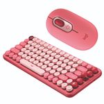 Kit-Teclado-Logitech-Pop-Keys-Mecanico---Mouse-Rosa--