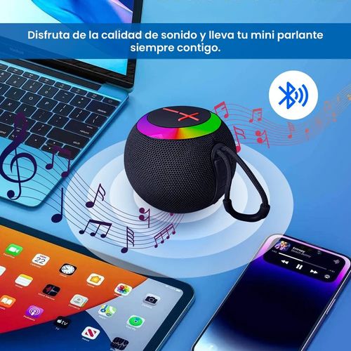 Parlante Bluetooth Kimiso TWS Inteligente RGB Azul