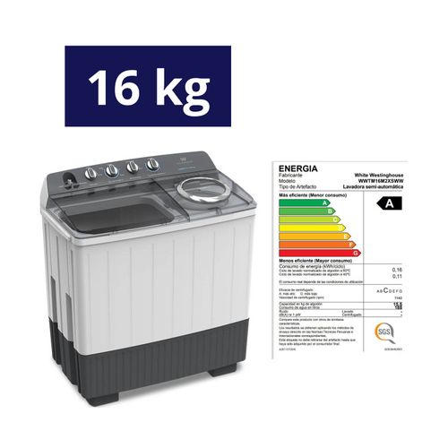 Lavadora Semiautomática 16KG WWTM16M2XSWW