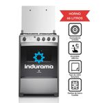 Cocina-a-Gas-Indurama-Coruña-QZ-4-Hornillas