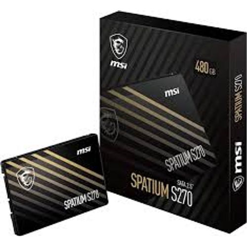SSD MSI Spatium S270 480GB Sata 2.5"