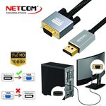 Cable-Displayport-a-VGA-Netcom-Macho-18-Metros-4k-DP-a-VGA-1080p