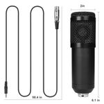 Microfono-Condensador-profesional-BM800-estudio-de-grabacion-PC-negro