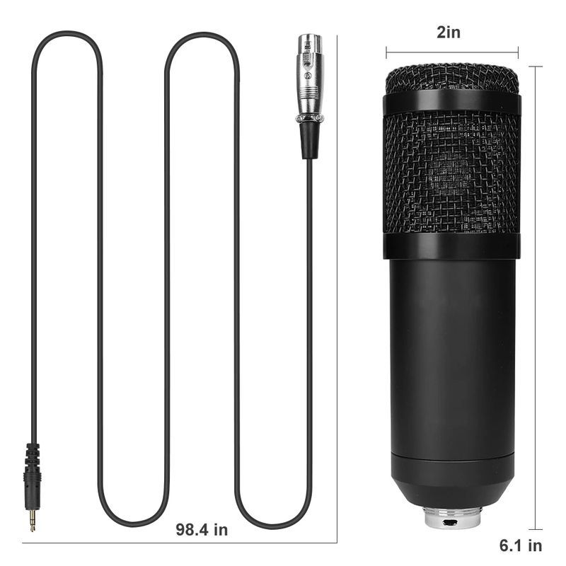 Microfono-Condensador-profesional-BM800-estudio-de-grabacion-PC-negro