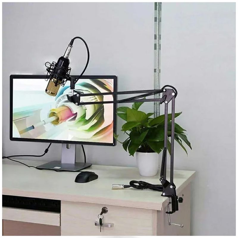 Microfono-Condensador-profesional-BM800-estudio-de-grabacion-PC-negro