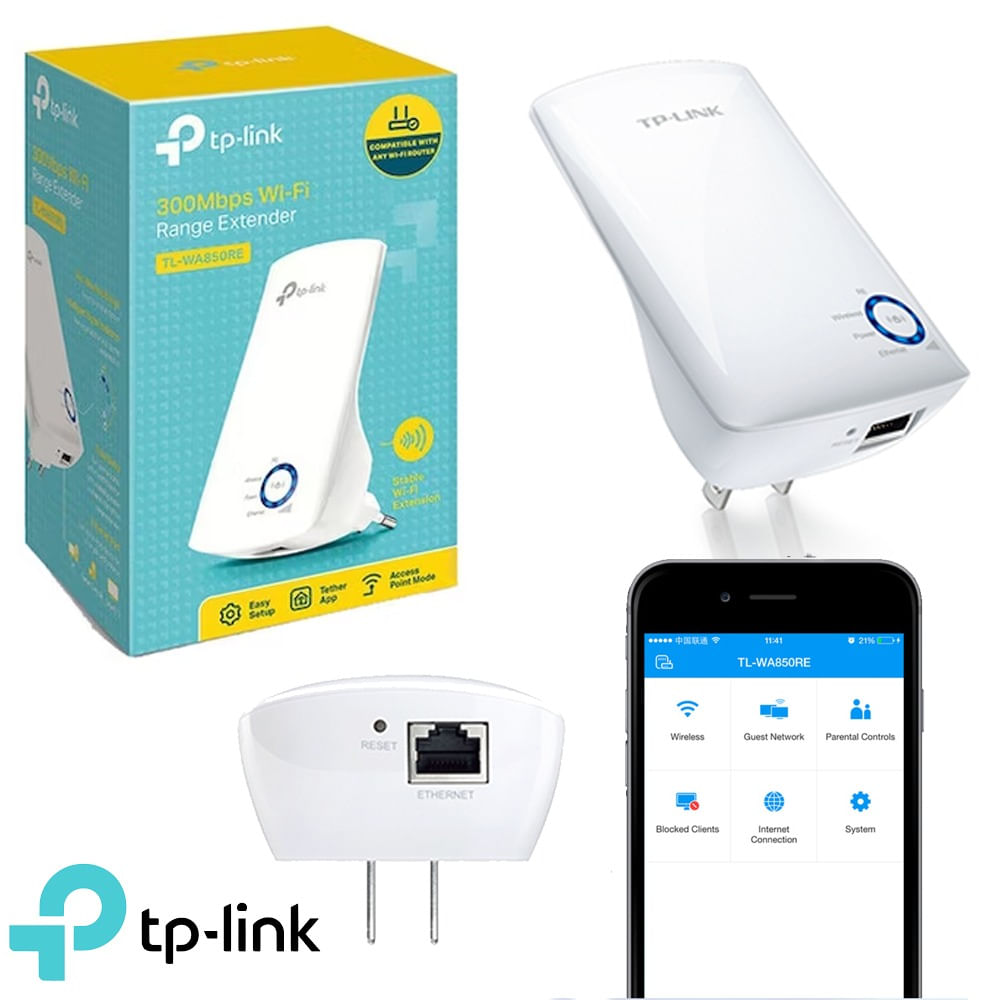 Tl Wa850re Tp Link Extender Conectado Sin Internet Extensor De