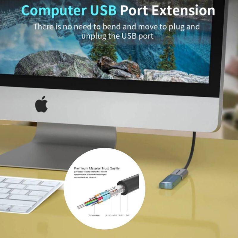 Cable-Extension-Usb-30-Macho-A-Hembra-10-Metros-NETCOM-5Gbps