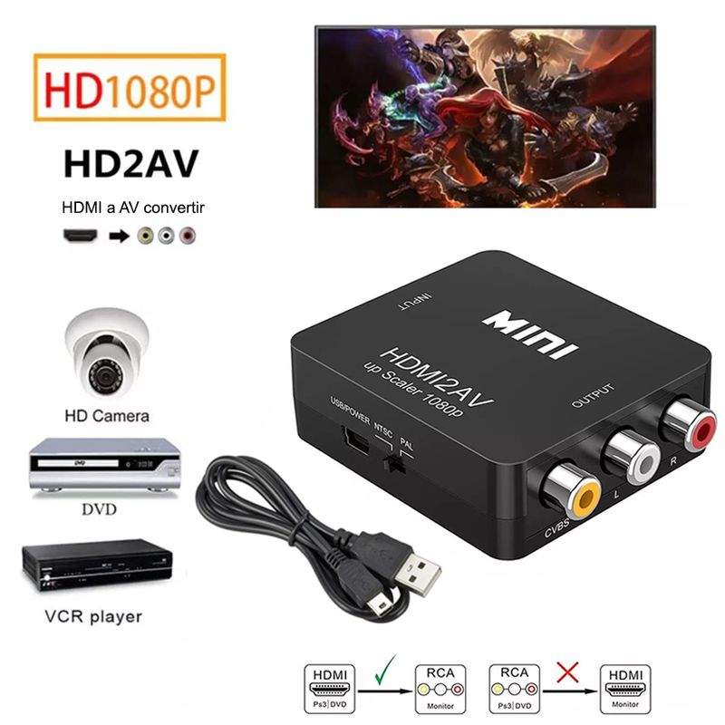 Convertidor-Adaptador-HDMI-a-AV-RCA-1080p-Full-HD-Video-Negro