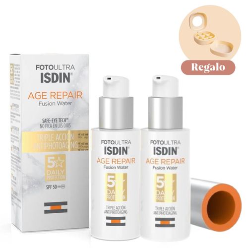 Duo Isdin FotoUltra Age Repair SPF50 50ml - Bloqueador solar facial con triple acción antiedad