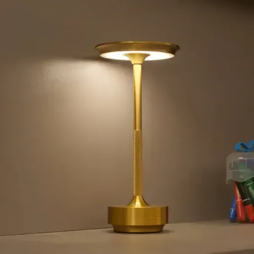 Stockholm - Lámpara de Mesa Touch con Batería 4000 mah y 3 Tonos de Luz Minimalista con Toque Nórdic