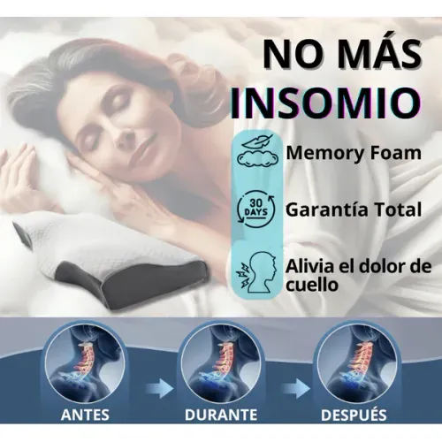 PostureDream™ - Almohada Ergonómica de Soporte Cervical Avanzado y Dolor de Cuello