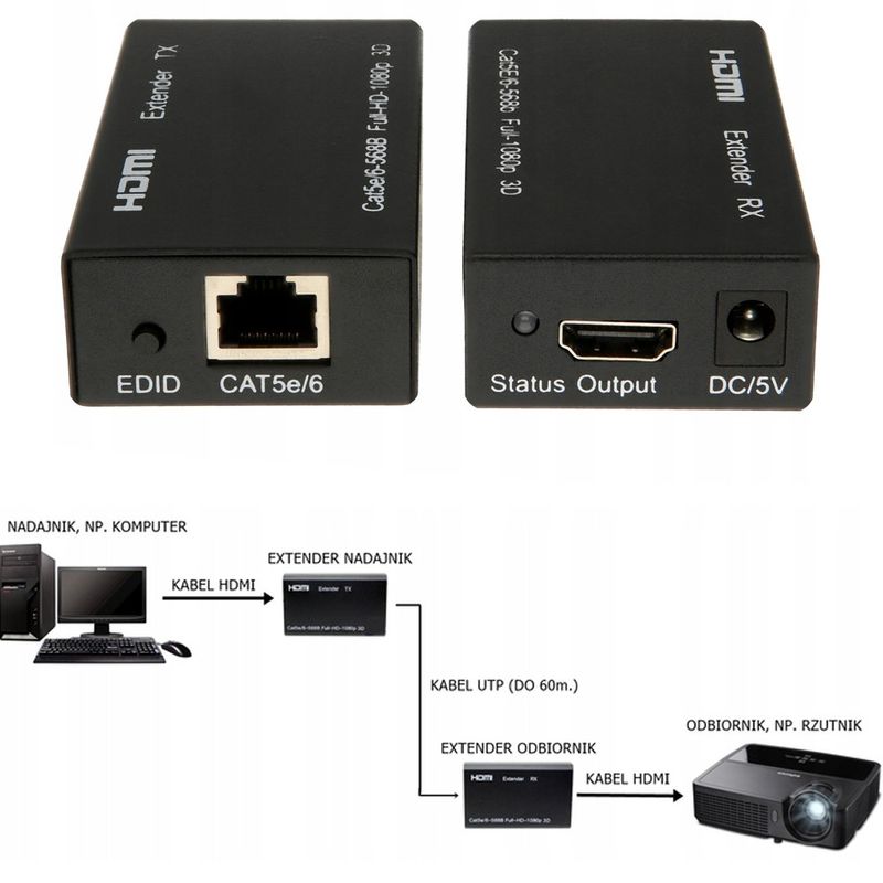 Extension-Extender-Hdmi-A-Rj45-Utp-Cat-5-6-Hasta-60-Metros
