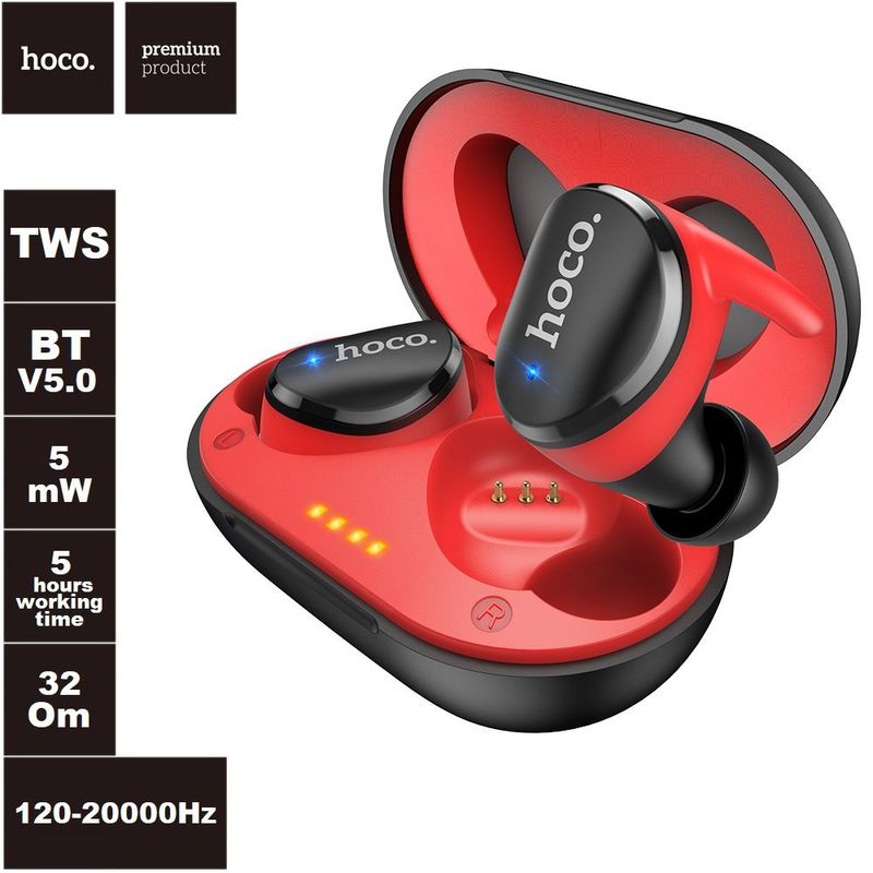 Audifonos-HOCO-ES41-TWS-Bluetooth-50-480mAh-rango-10-metros-Negro