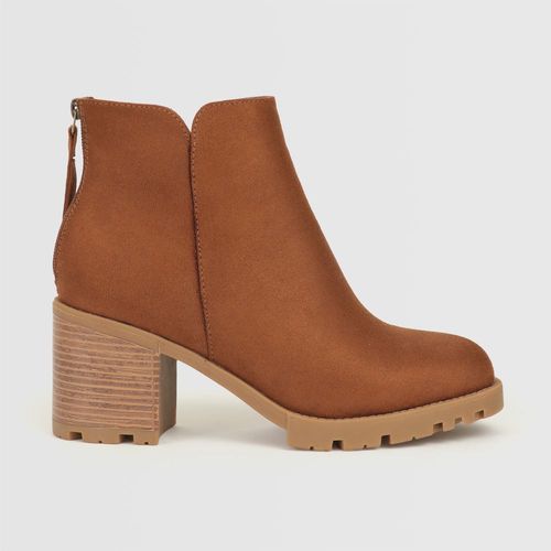 Botines Mujer Malabar Tacozip Camel