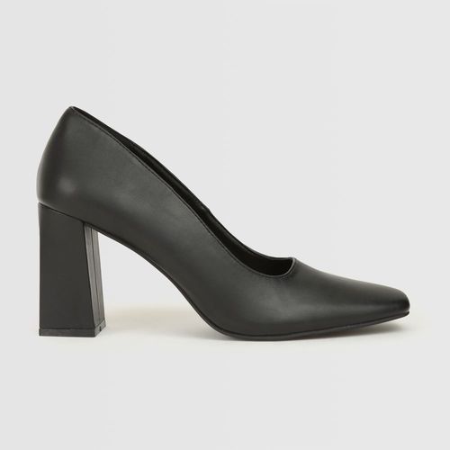 Zapatos De Vestir Mujer Malabar Taconba Negro