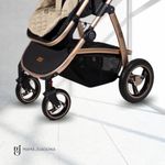 Coche-Cuna-de-Lujo-Bambino-«UNIVERSE»-Edicion-Limitada-Beige