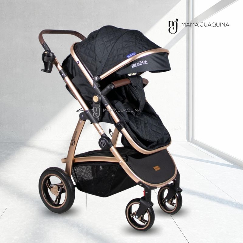 Coche-Cuna-de-Lujo-Bambino-«UNIVERSE»-Edicion-Limitada-Black