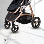 Coche-Cuna-de-Lujo-Bambino-«UNIVERSE»-Edicion-Limitada-Black