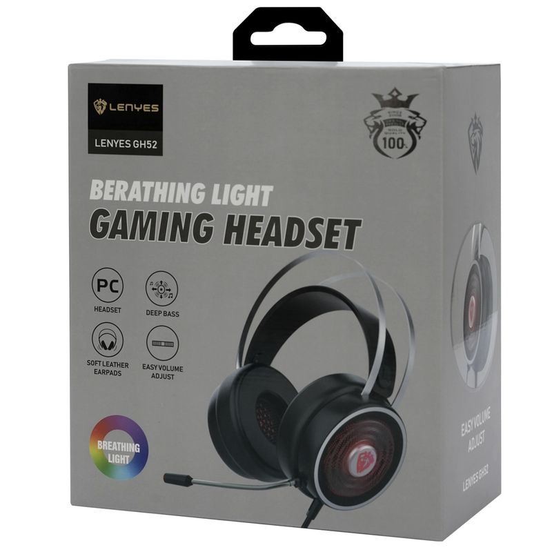 Audifonos-Gaming-Headset-GH52-de-Lenyes-RGB-Sitema-Deep-Bass