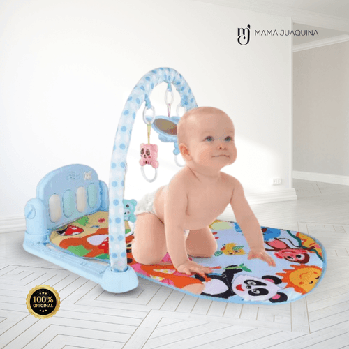 Gimnasio para Bebé «PIANO BABY» Light Blue