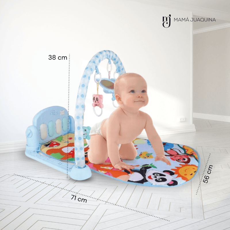 Gimnasio-para-Bebe-«PIANO-BABY»-Light-Blue