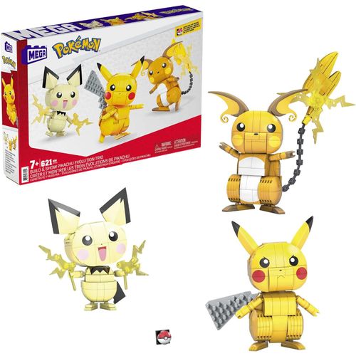 Mega PokEmon Build and Show Pikachu Evoluciones