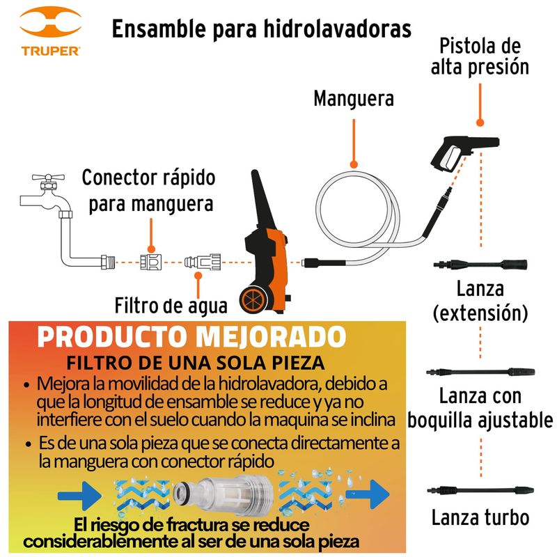 Hidrolavadora-1800PSI-alta-presion-Dispensador-de-jabon-1Litro-truper