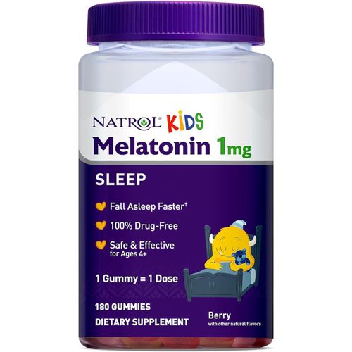 Melatonina en Gomitas Natrol para niños 1 mg - 180 gomitas