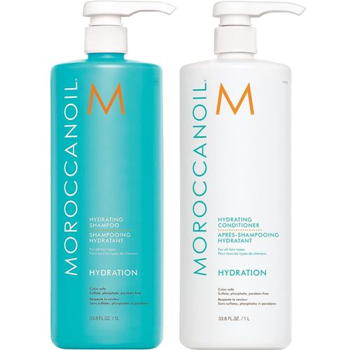 Shampoo Hidratante 1000ml + Acondicionador Moroccanoil Hydration