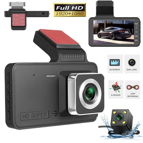 Camara Auto Y Retroceso 2 camaras DVR dual Cámara para carro full hd