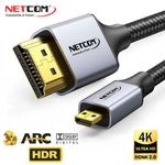 Cable-Micro-Hdmi-a-Hdmi-10-Metros-NETCOM-20-4K-60-Hz-ULTRA-HD-eARC