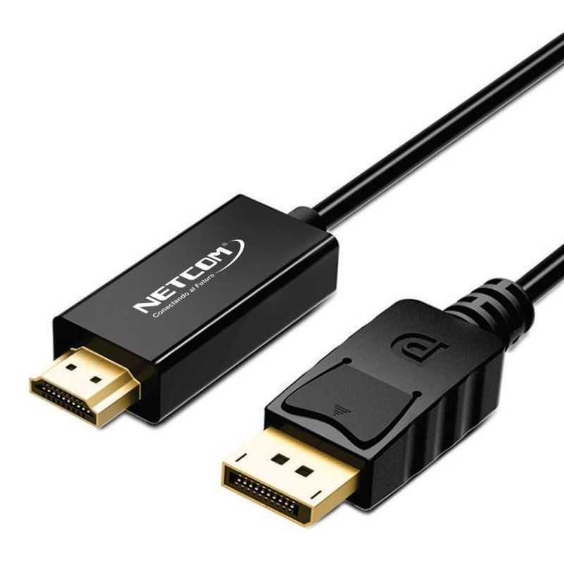 Cable-Displayport-a-HDMI-Netcom-Pvc-Macho-5-Metros-4k-DP-a-HDMI-60hz