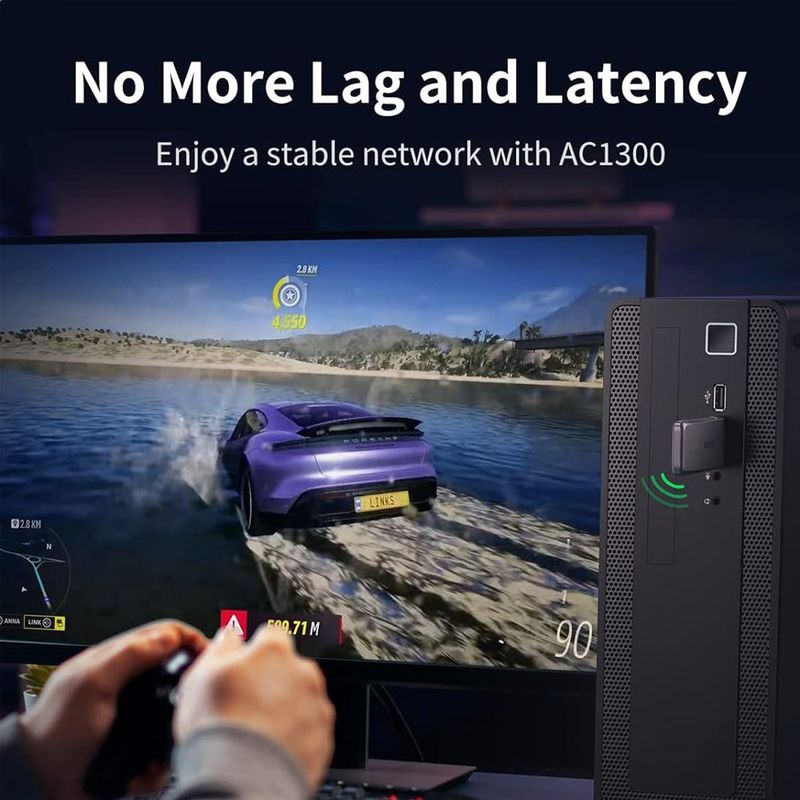 Adaptador-USB-WIFI-Inalambrico-UGREEN-AC1300-doble-banda