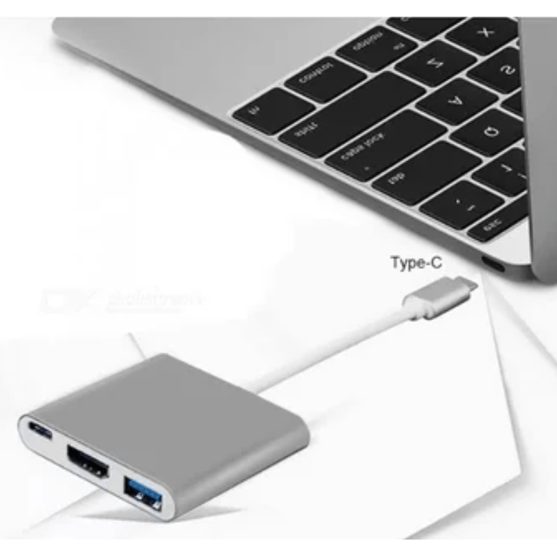 Adaptador-convertidor-Tipo-C-A-Hmdi-Usb-30-Vga-Audio-tipo-C-5-En-1