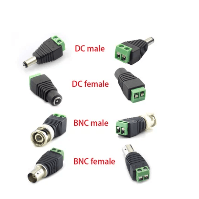 50-pares-conector-hembra-macho-DC-para-cable-de-camara-CCTV-tiras-led