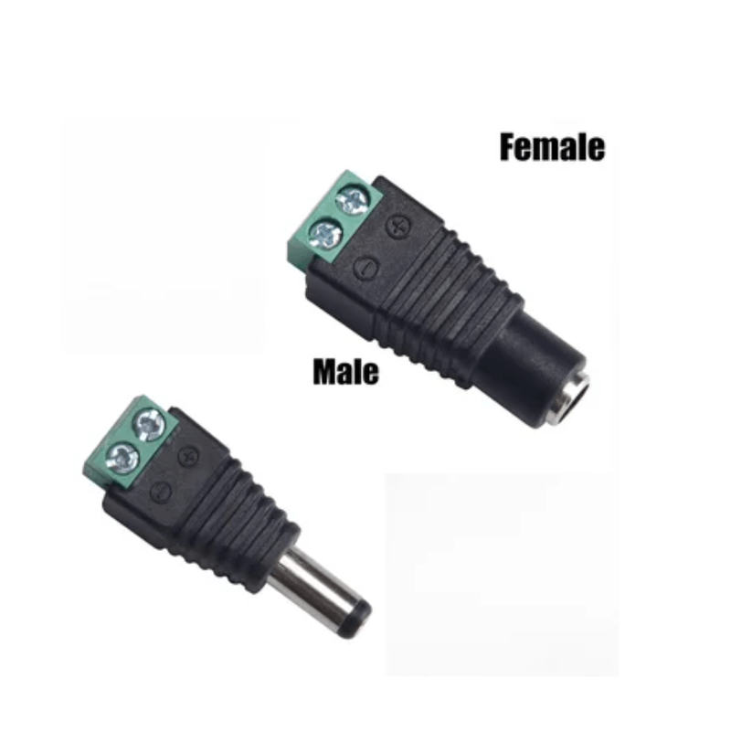 50-pares-conector-hembra-macho-DC-para-cable-de-camara-CCTV-tiras-led