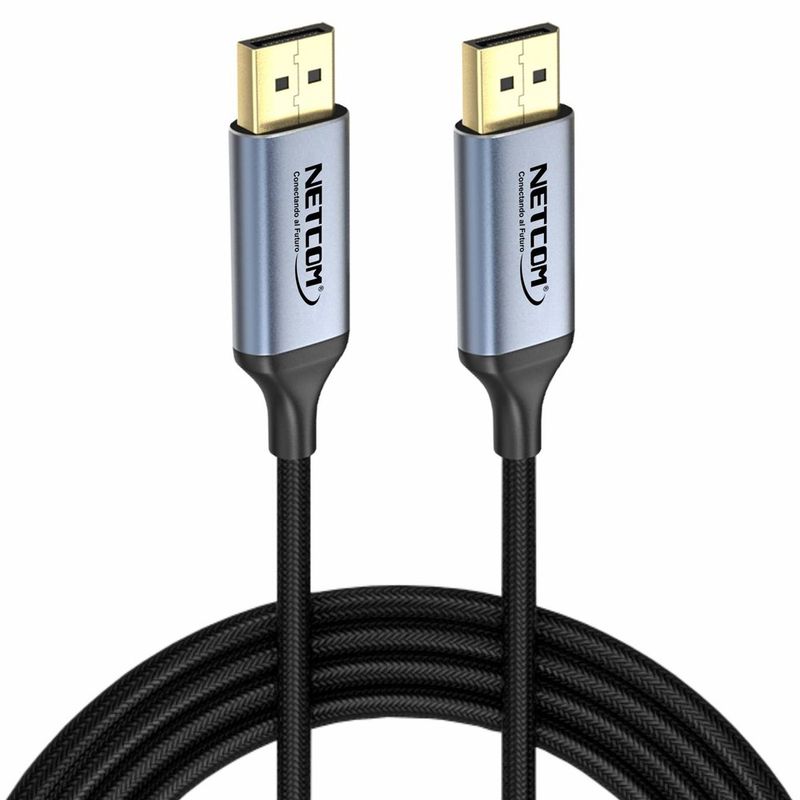 Cable-Displayport-a-Displayport-Netcom-Pvc-Macho-10-Metros-4k-DP-a-DP