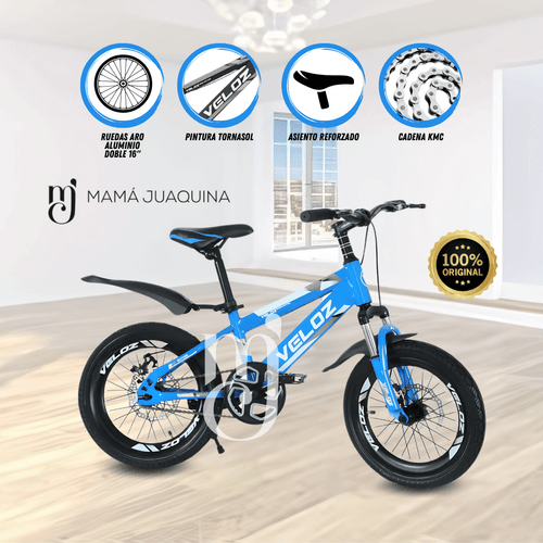 Bicicleta Para Niño Aro 16 «PALMEIRA SMOL» Azul