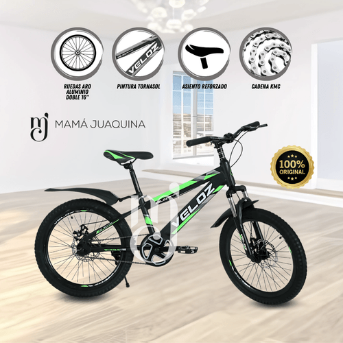 Bicicleta Para Niño Aro 16 «PALMEIRA SMOL» Verde