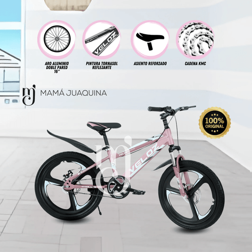 Bicicleta Para Niño Aro 16 «PALMEIRA ASPA II» Rosa