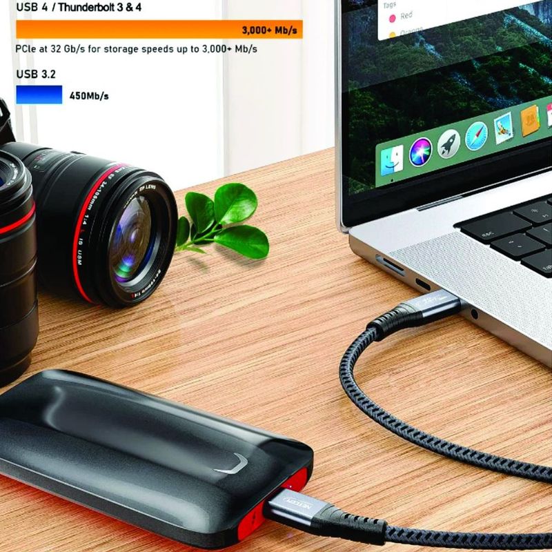 Cable-USB-C-Thunderbolt-4-NETCOM-60Hz-40Gbps-8K-PD-240W-1-Metro