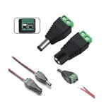 100-pares-conector-hembra-macho-DC-para-cable-de-camara-CCTV-tiras-led