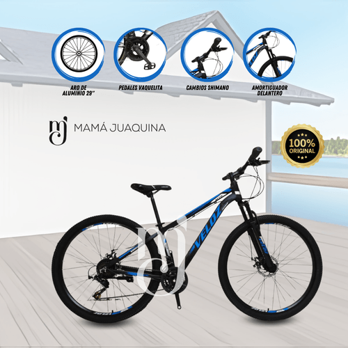 Bicicleta Deportiva Aro 27 «PALMEIRA MAX» Azul