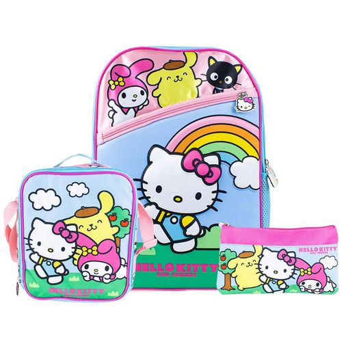 Scool Ranger Mochila Lonchera Cartuchera Hello Kitty & Friends Deluxe