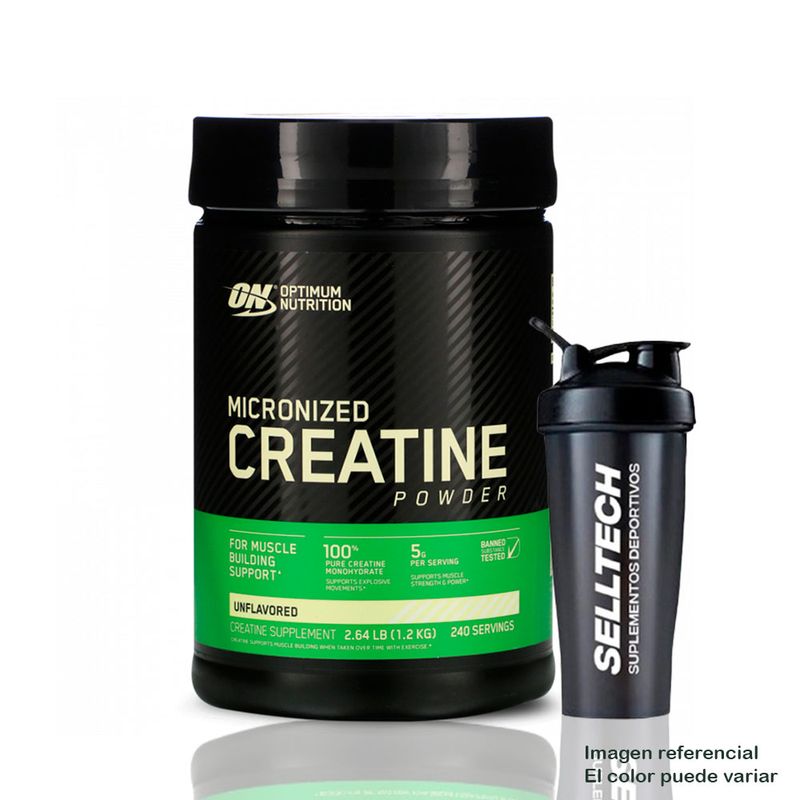 Creatina-Monohidratada-Optimum-Nutritrion-300gr---Shaker